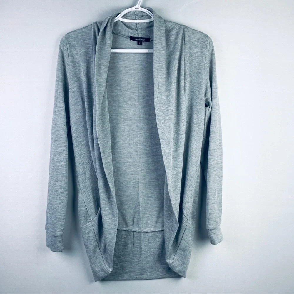Gray Cardigan Sz S - Picture 1 of 8
